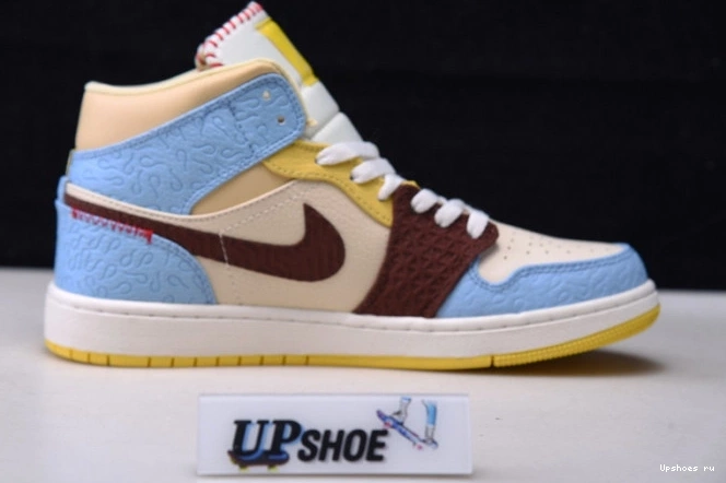 x Fearless Maison  Chateau Mid Jordan High 1 Rouge CU2803-200 Air 0219